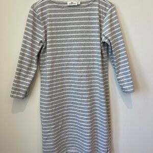 Vineyard Vines Gray and White Striped Shirt